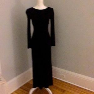 Rex Lester elegant low back black gown